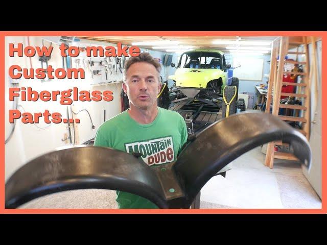 How to make custom fiberglass parts start to finish