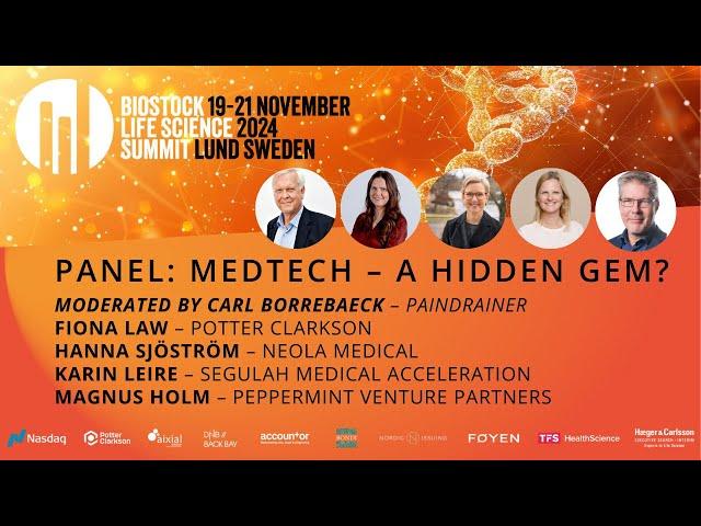 Medtech – is it a hidden gem? | BioStock Life Science Summit 2024