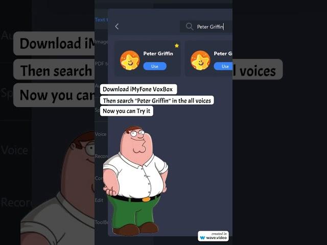 How to Sound Like Peter Griffin Use AI Voice Generator