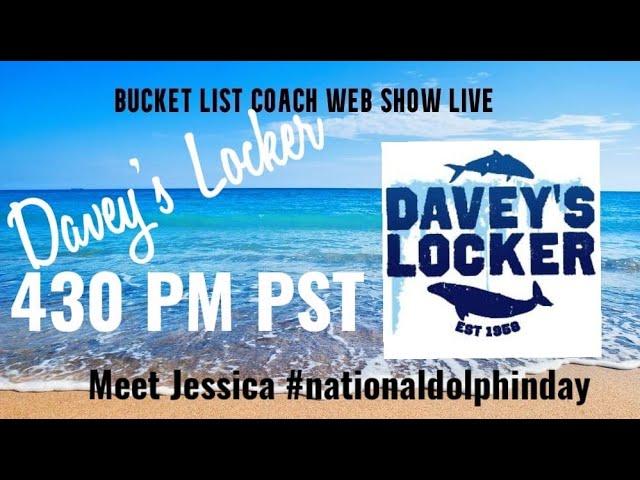 #NationalDolphinDay Jessica at Davey's Locker (NewportBeach)