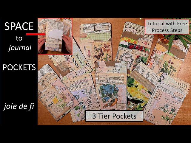 Pockets For Junk Journals With Space To Journal  Tutorial Step By Step