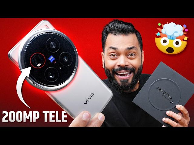 vivo X200 Pro Unboxing & First Look  MTK Dimensity 9400, 200MP Telephoto & More