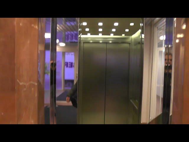 Stockholm, SWE: Hissgruppen MRL-Traction Elevators at Sveavägen 168