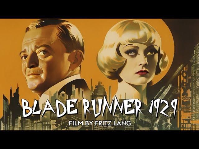 "Blade Runner 1929" by Fritz Lang: A Dystopian Masterpiece  Made by Artificial Intelligence