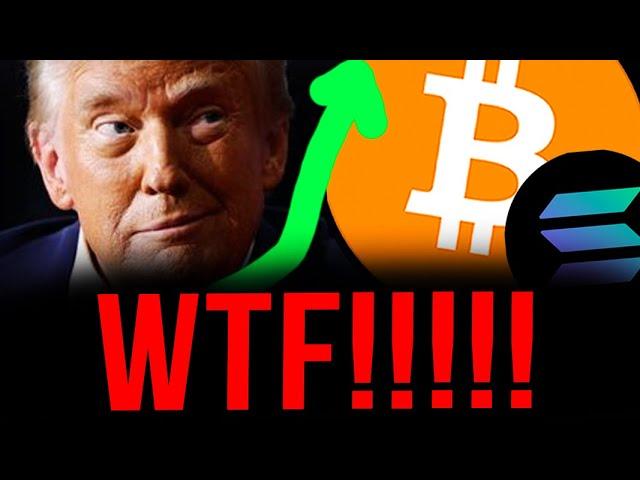 BITCOIN: THIS IS GETTING INSANE!!!!!! (trump starts exchange)