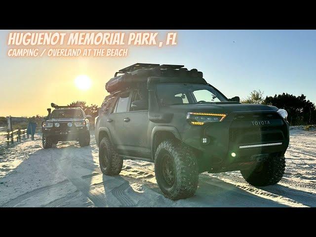 HUGUENOT MEMORIAL PARK, FL - CAMPING & OVERLAND AT THE BEACH.