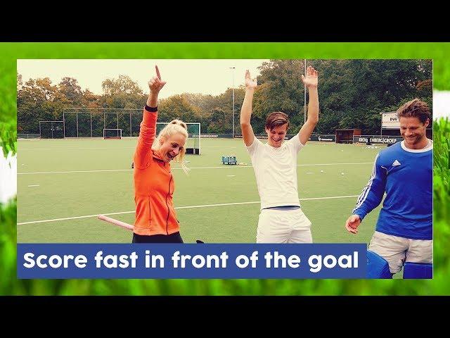 Score faster in front of the goal - Field Hockey Technique | HockeyheroesTV