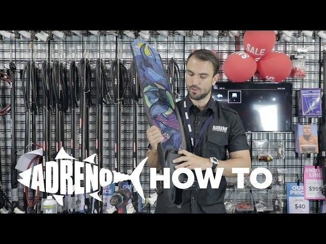 How To Fit Fin Blades To Foot Pockets | ADRENO TIPS