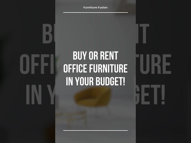 Need office furniture in Pune?