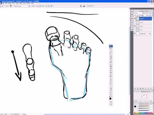 McFarlane Art Lesson - (How to Draw Feet + Hulk Feet)