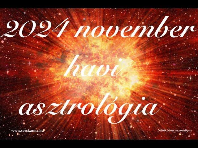 2024 november havi asztrológia - Szenvedély, bátorság, szerelem vagy megszállottság és rombolás