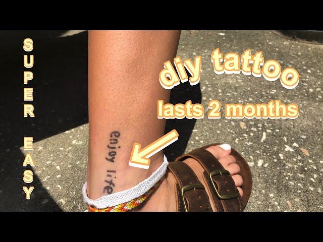 DIY TEMPORARY TATTOO