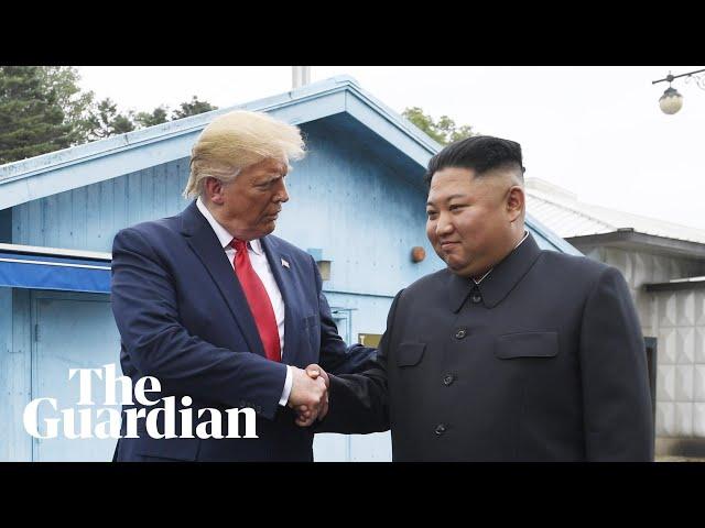 Kim Jong-un welcomes Donald Trump to North Korea