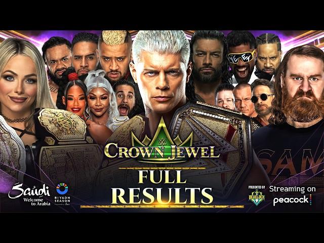 Full WWE Crown Jewel 2024 Results