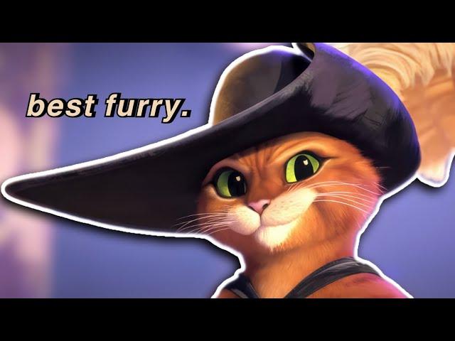 Puss in boots being one of THE DreamWorks characters.