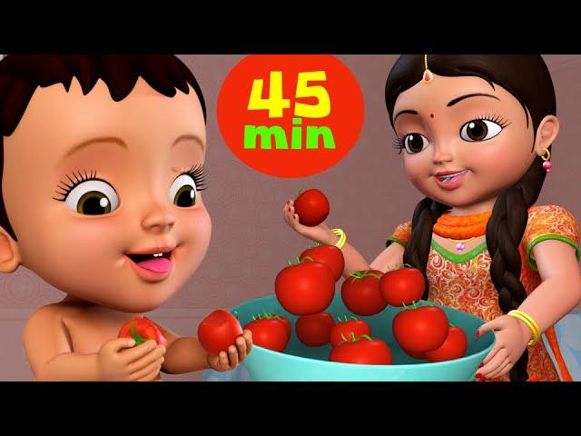 Aaha Tamatar Bada Mazedar and More | Hindi Rhymes for Children Collection | Infobells