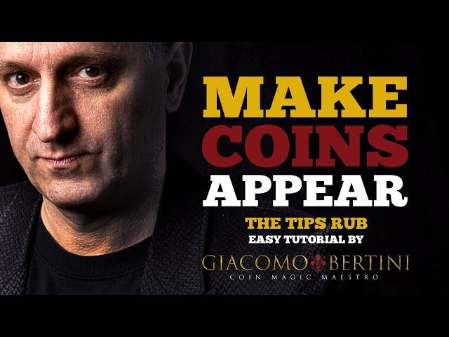 How to MAKE a COIN APPEAR : Coin Magic  EASY - TUTORIAL by Bertini