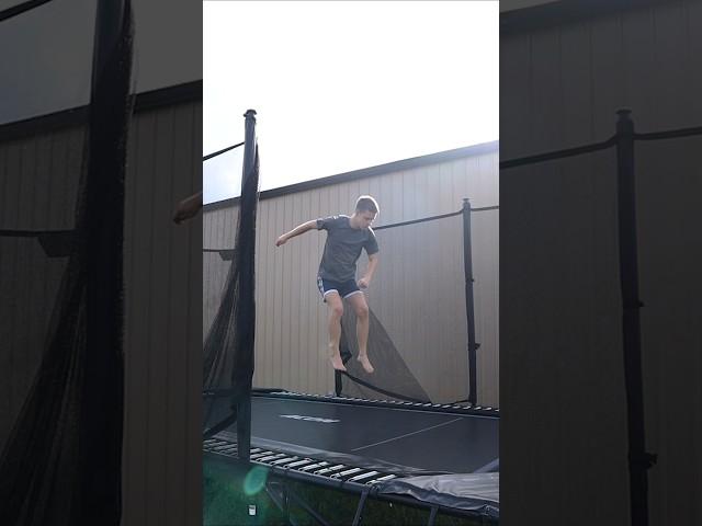 I FELL OFF THE TRAMPOLINE...
