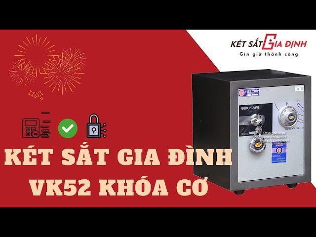 Két sắt gia đình VK52 khóa cơ