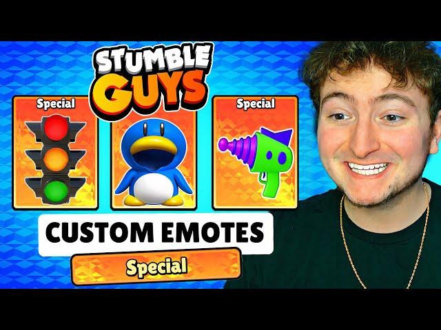 I Created Custom Stumble Guys Emotes!