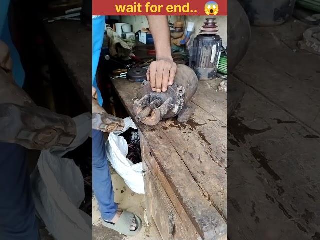 induction motor repair wow result #tech #automobile #trending #repair