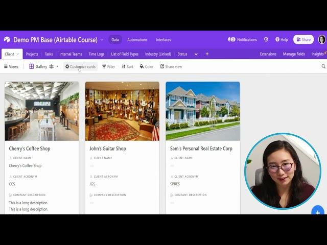 Lesson 27 - Airtable Gallery View | Airtable Mastery by Claribase