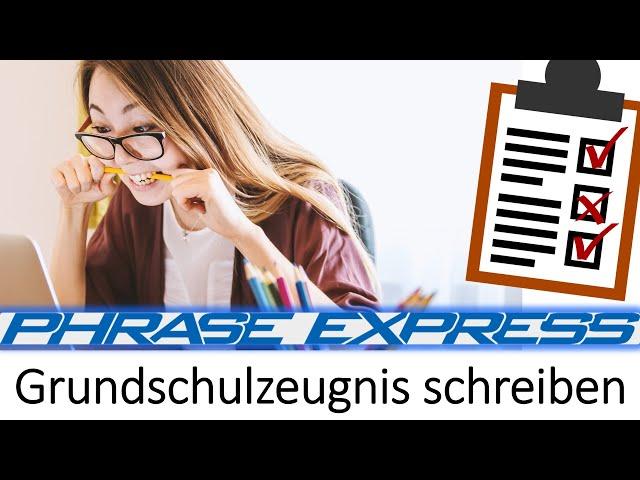 Grundschulzeugnis automatisch mit Textbausteinen erstellen: Anleitung mit Zeugnisformulierungen!