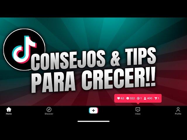 COMO CRECER EN TIKTOK 2024 - Consejos y tips para principiantes