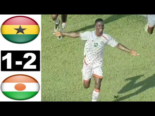 Ghana vs Niger 1-2 Highlights all goals 2024 Niger vs Ghana black stars Qualifiers CAN