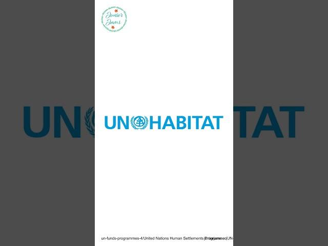 United Nations Human Settlements Programme UN HABITAT
