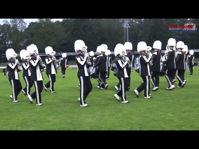 Drum  en Showfanfare Advendo tijdens Lanijto Taptoe Beilen 2024