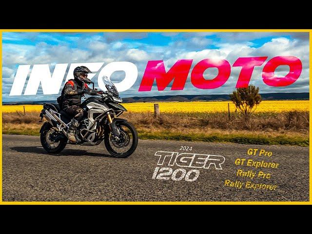 We rode the entire 2024 Triumph Tiger 1200 range | INFO MOTO