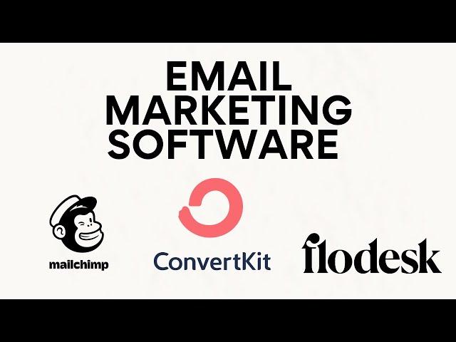 Email Marketing Software | MailChimp, ConvertKit, or Flodesk