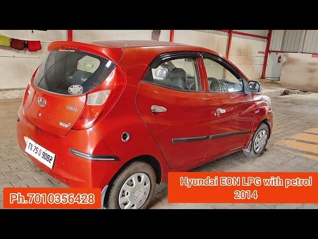 Hyundai Eon petrol with LPG 2014 model second owner price 198000