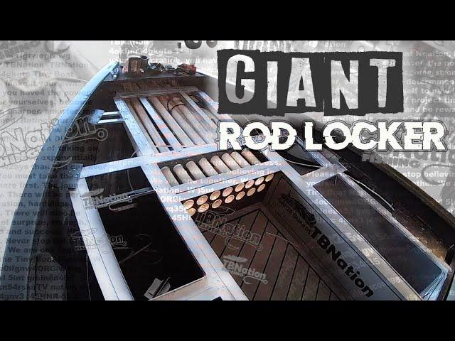 Rod Locker Fabrication | Tracker V18 Bass Boat Restoration