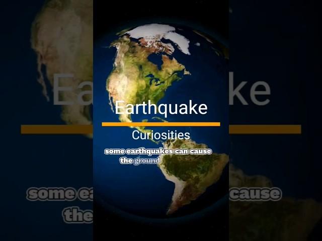 Bizarre phenomena and intriguing curiosities about Earthquakes #facts #factsdaily #didyouknow #know