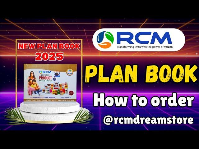 RCM Plan Book ‐ How To Order RCM DREAM STORE ( Language Hindi )
