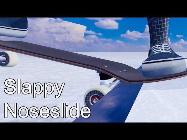 The Science of Slappy Noseslide with 3D models