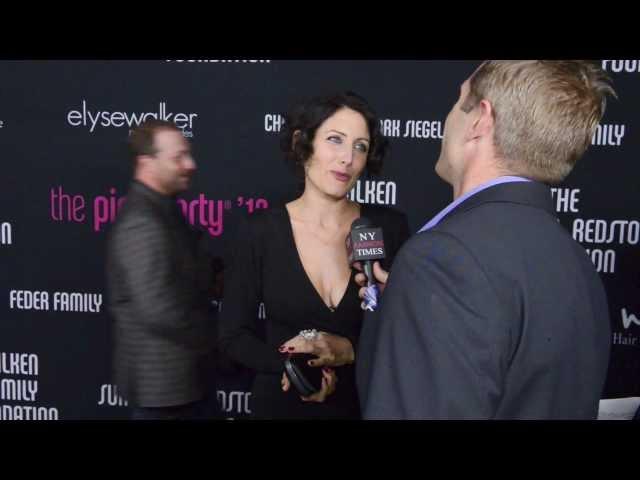 Chad Zdenek interiews Dr. Lisa Edelstein at Pink Party '12 for NewYorkFashionTimes.com