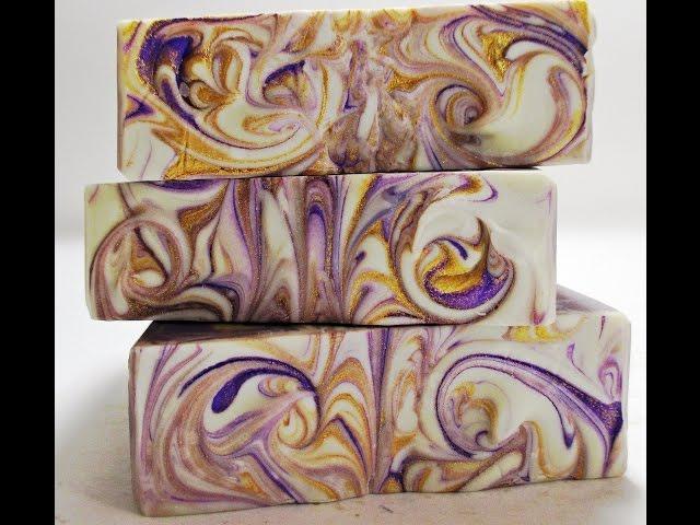 Flutter By Fields Hanger Swirl Handmade Soap Making Video