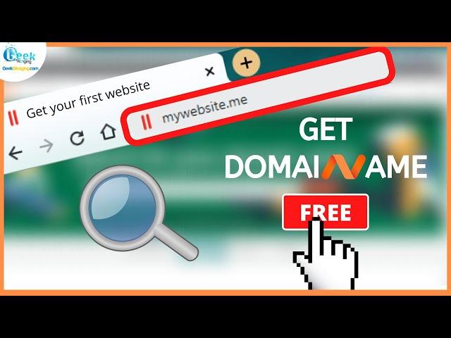 How to Get Domain (.me) for FREE | Create your 1st Website [2020]