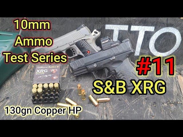 10mm Ammo Testing Series: #11 Sellier & Bellot XRG 130gn | 5" AND 3.8" Barrels | Accuracy/Gel