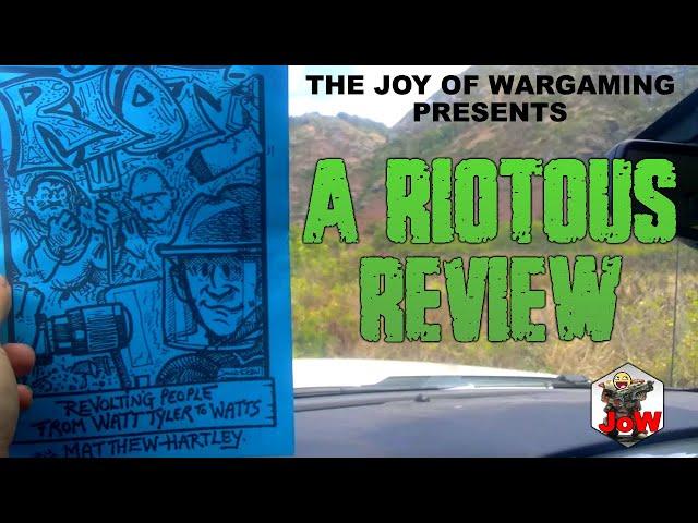 [Review] Riot! Revolting People from Watt Tyler to Watts