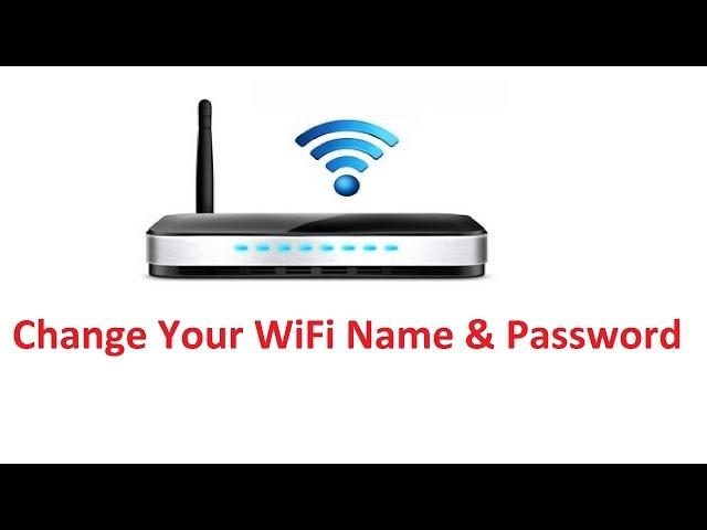 *Change WiFi Name & Password!! - Howtosolveit