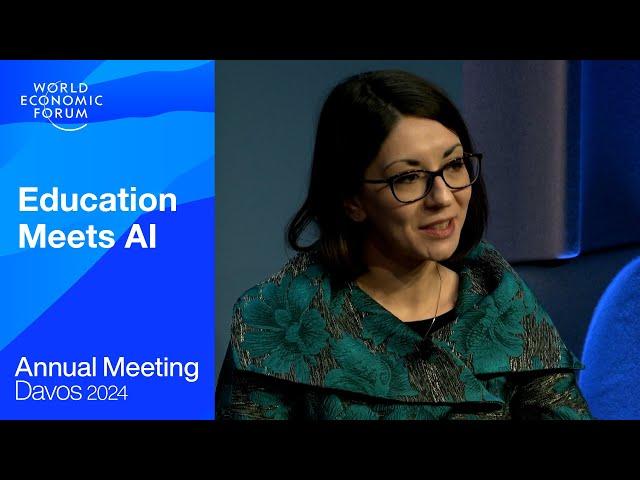 Education Meets AI | Davos 2024 | World Economic Forum