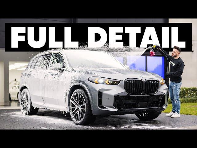 Full Exterior Detail of a Satin BMW X5 - Wash & Coating