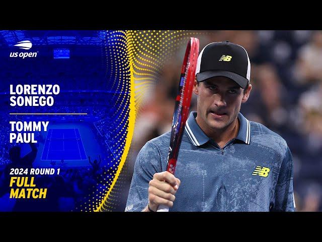 Lorenzo Sonego vs. Tommy Paul Full Match | 2024 US Open Round 1