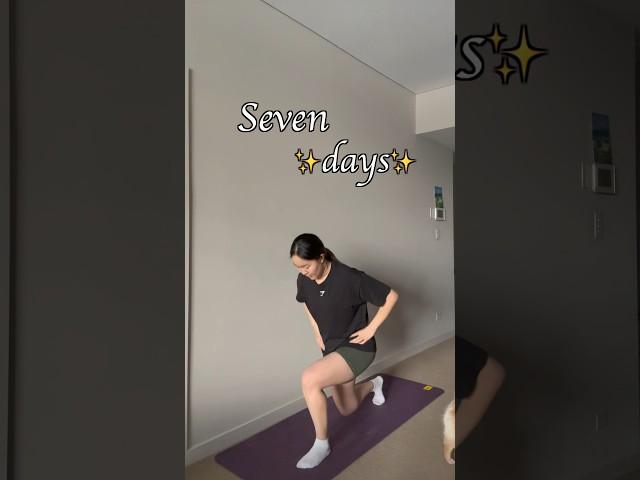 I did BTS Jungkooks workout for SEVEN DAYS A WEEK 7️⃣ #bts #kpop #jungkook #seven