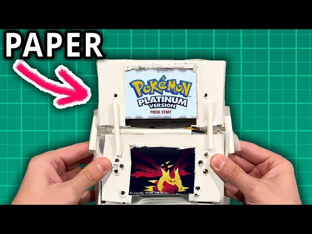 I made a Nintendo DS out of Paper