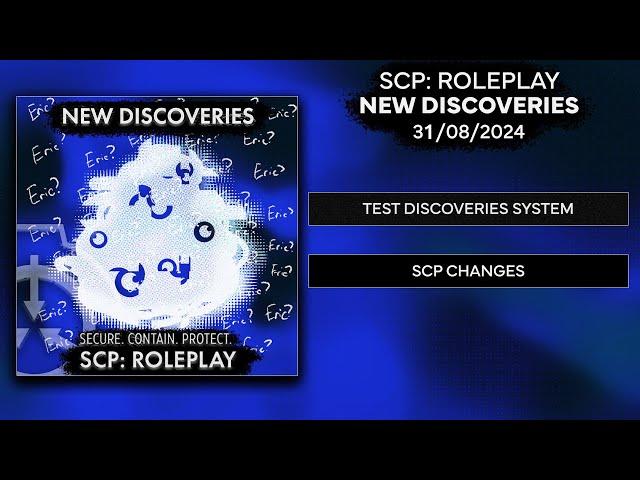 SCP: Roleplay | New Discoveries Update